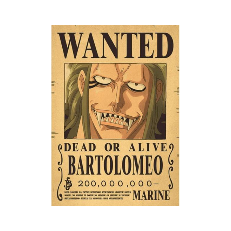 One Piece Bounty Posters