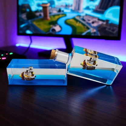 Thousand Sunny Ship in a Bottle