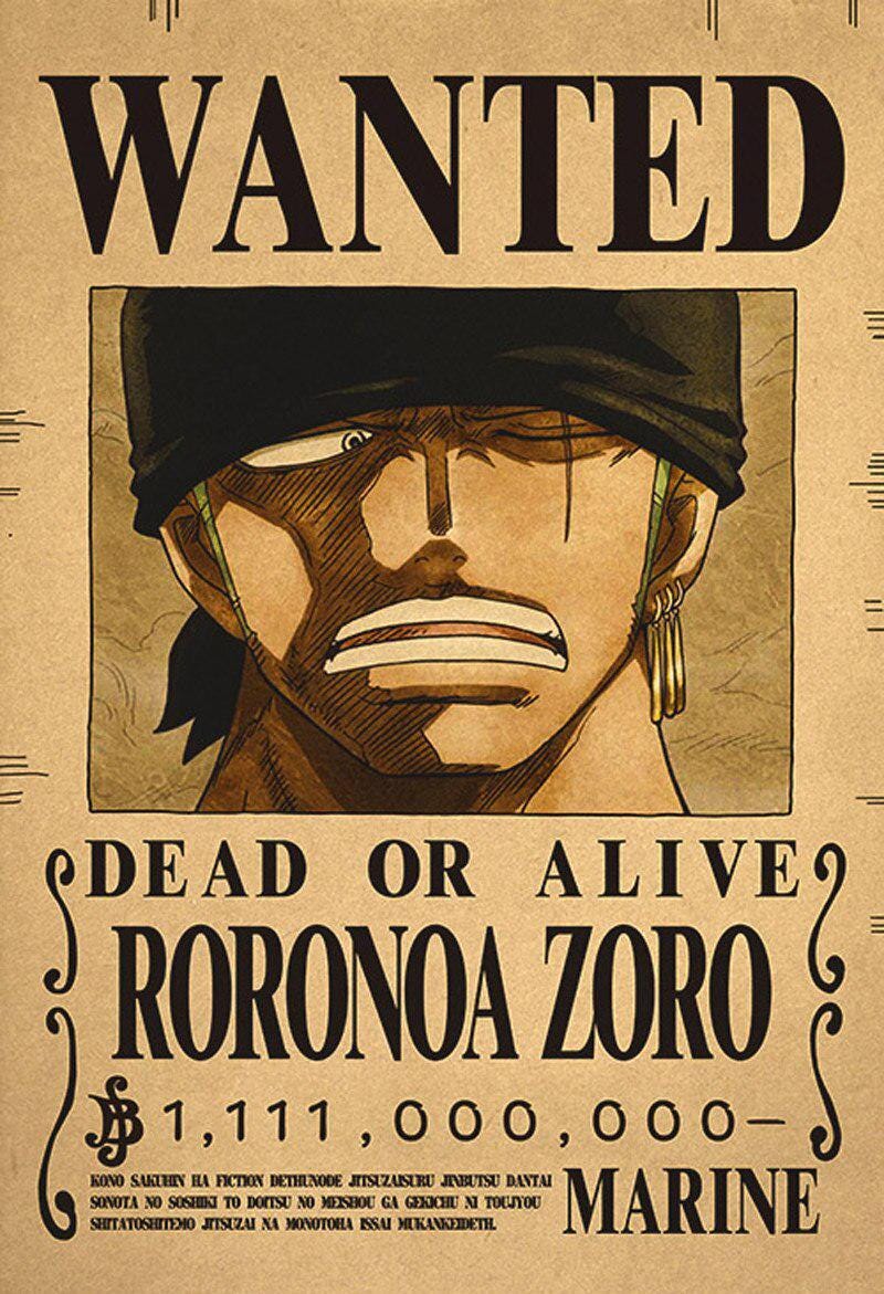 One Piece Bounty Posters
